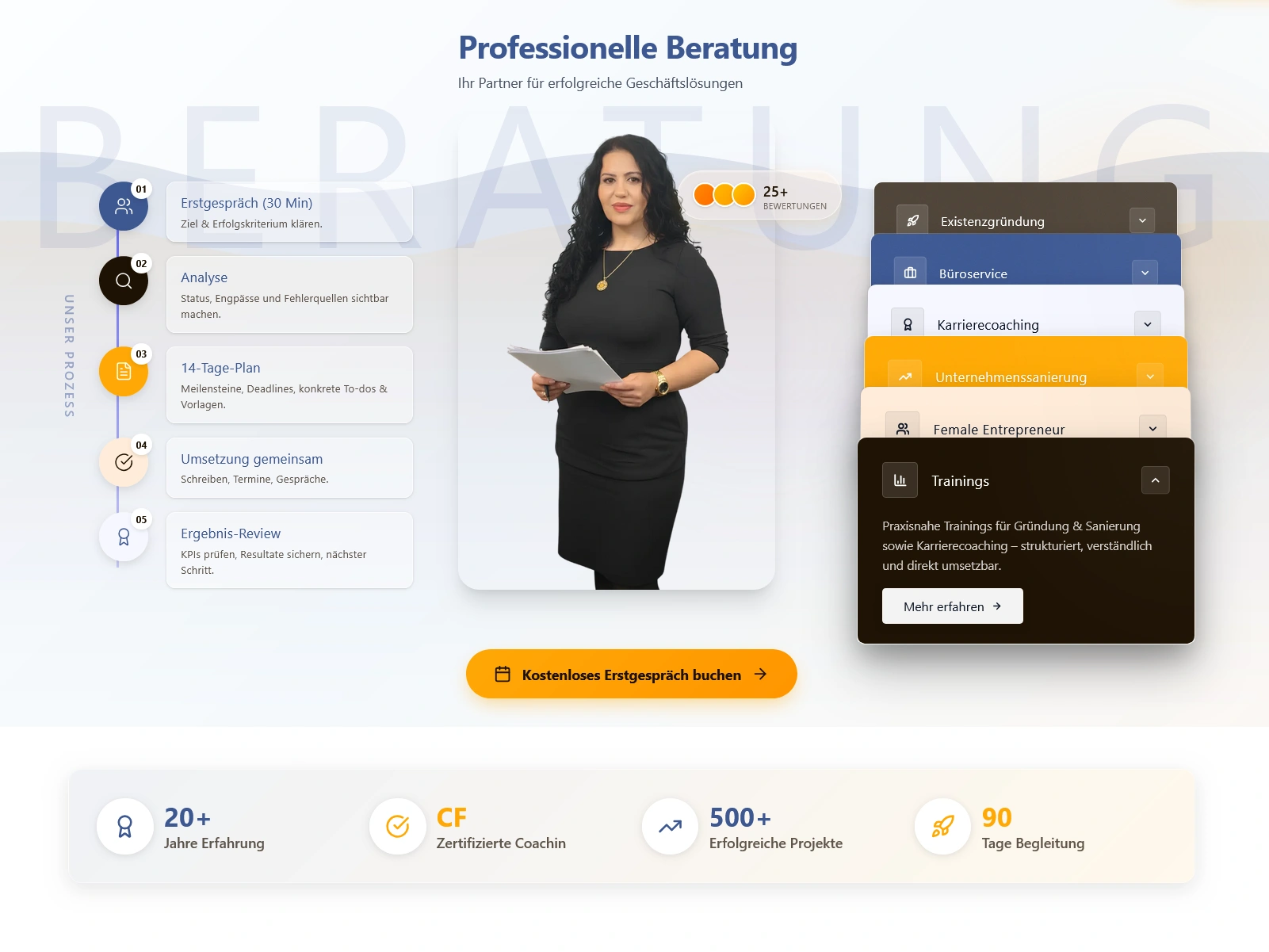 Business-Website für Beratung & Coaching